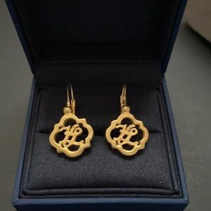 Vintage Karl Lagerfeld Dangle Earrings, excellent condition